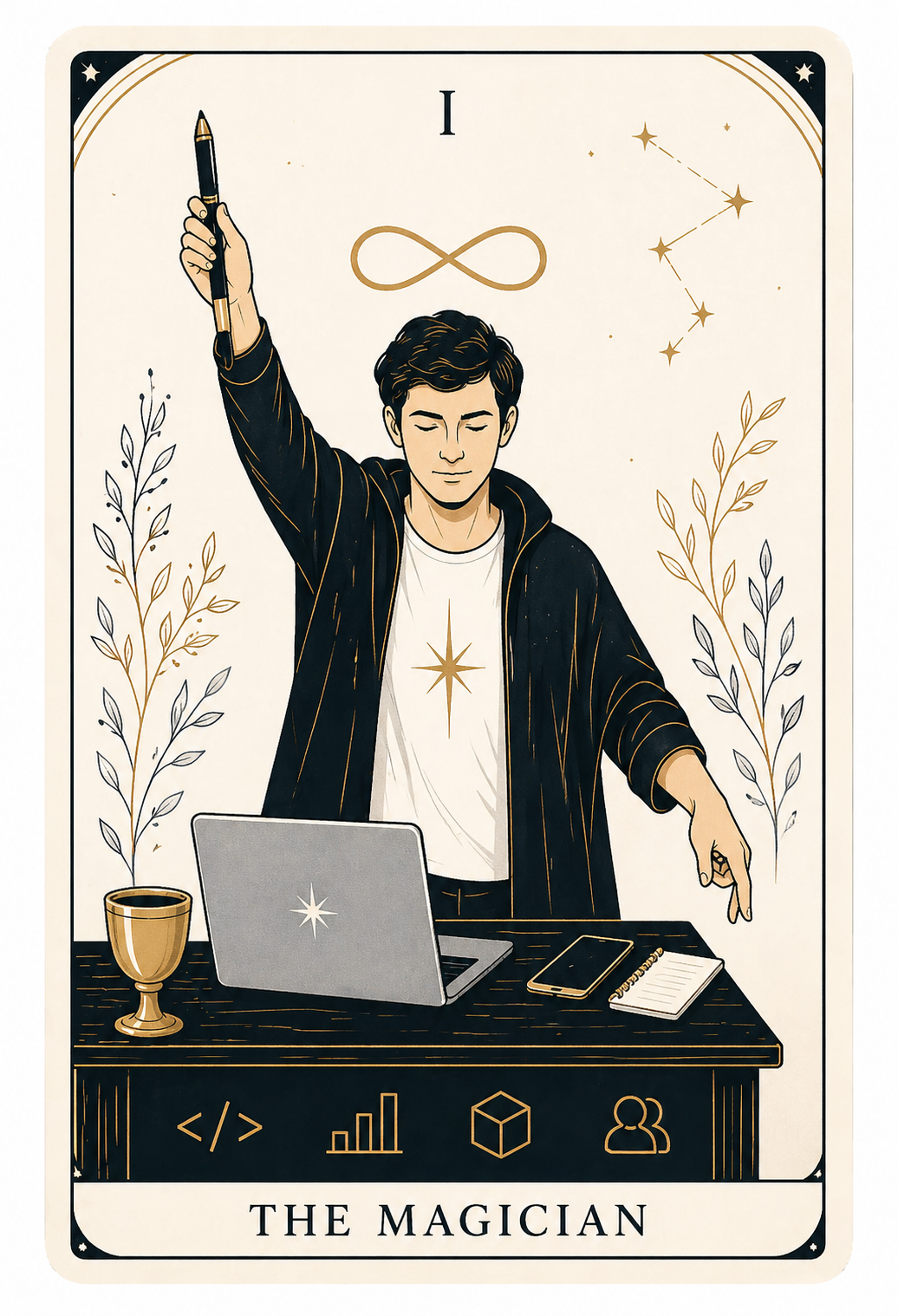 The Magician tarot card